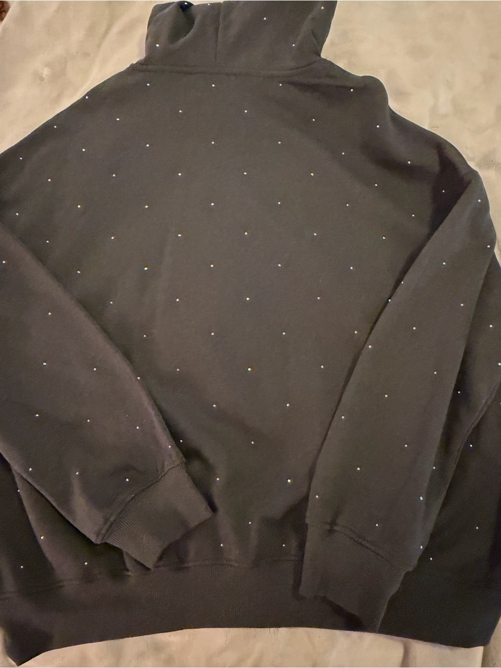 Fabulously Wicked Hooded Sweatshirt - Black with Mint Graphic - Picture 2 of 2